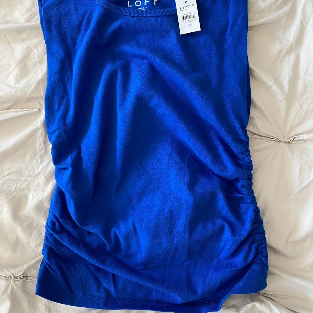 LOFT Ruched Tank Top - Picture 2 of 3